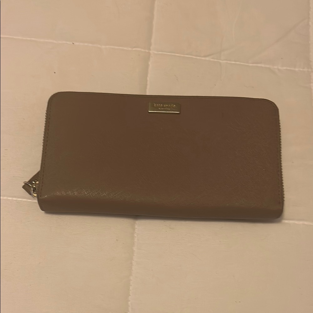 Brown Zip Wallet
